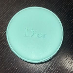 Dior round makeup/organizer pouch